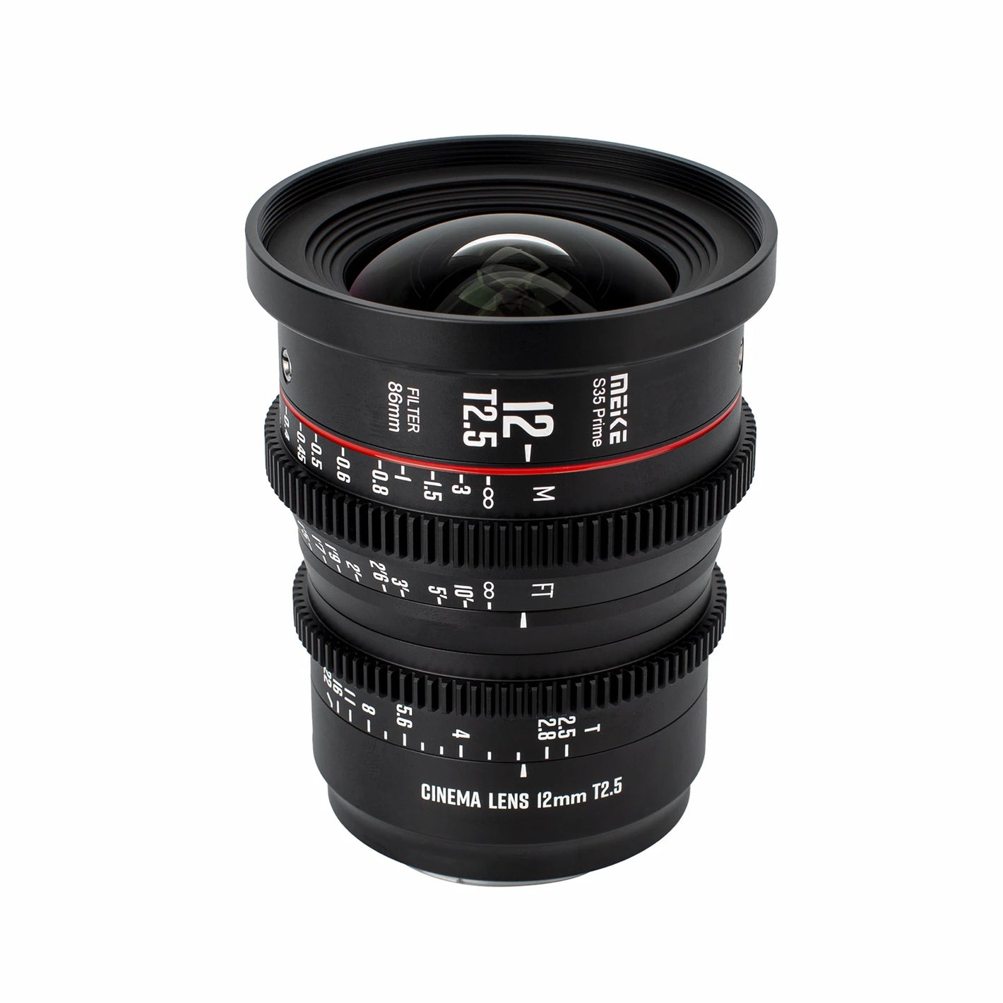 Meike Prime 12mm T2.5 Cine Lens for Super 35 Frame Cinema Camera System