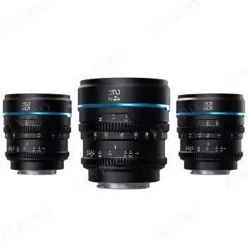 Sirui Night Walker 24mm 35mm 55mm T1.2 S35 Cine Lens Series Lightweight Fast T1.2 Aperture Lenses for Scenery Documentary