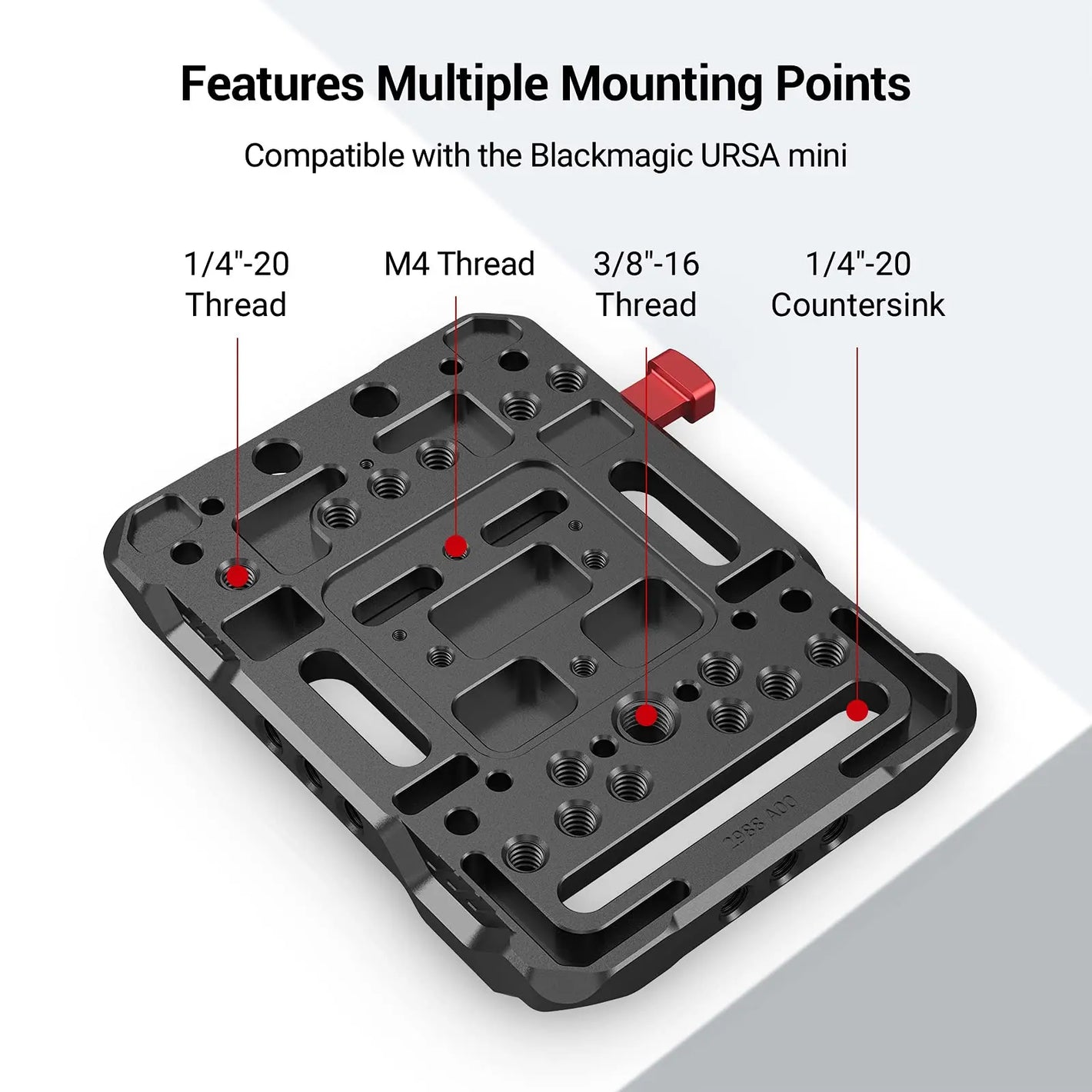 SmallRig V Mount Battery Plate, V-Lock Assembly Kit, Female V-Dock Male V-Lock Quick Release Plate
