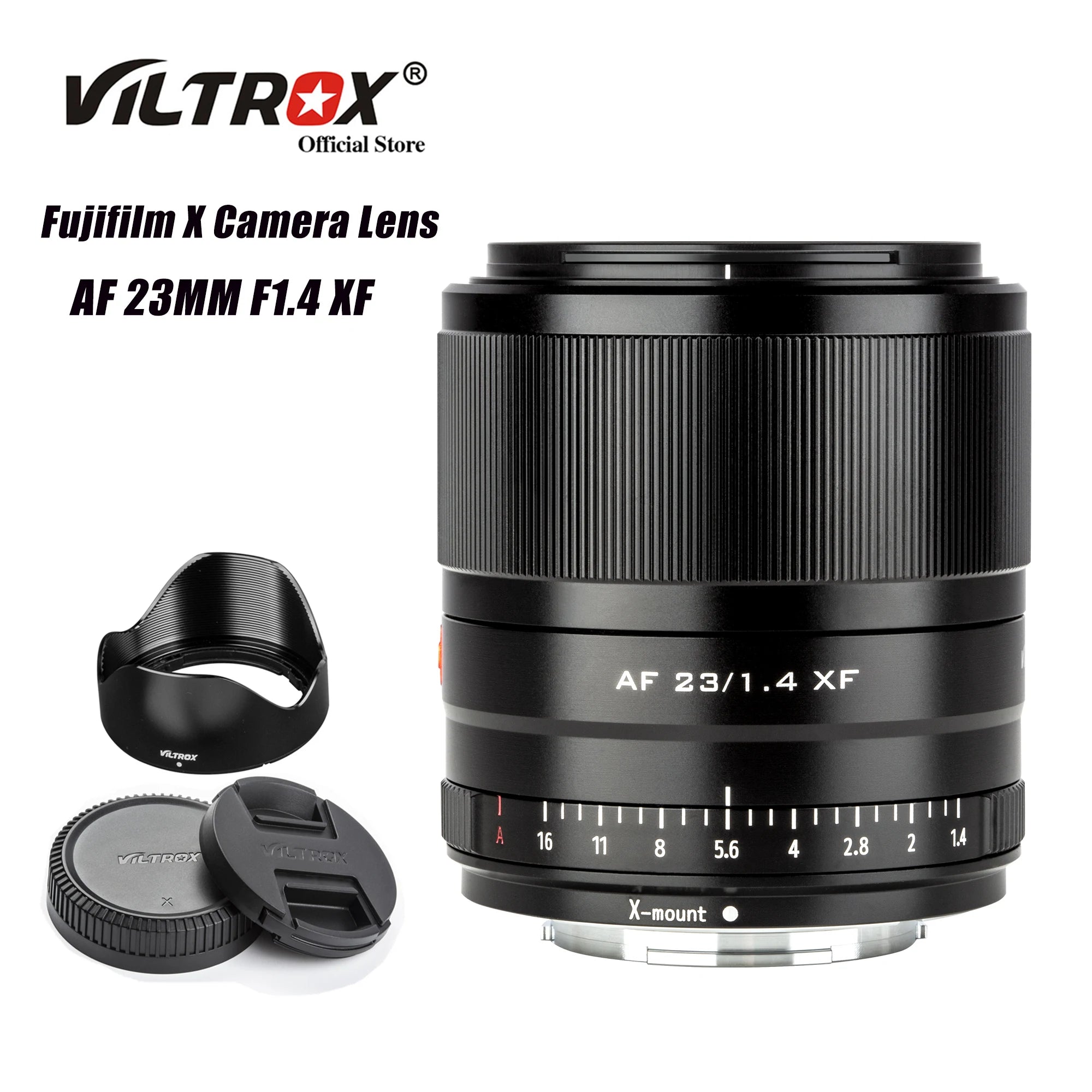 iltrox 23mm AF Auto Focus Large Aperture Portrait Lens Wide Angle Lenses for Fujifilm X Mount