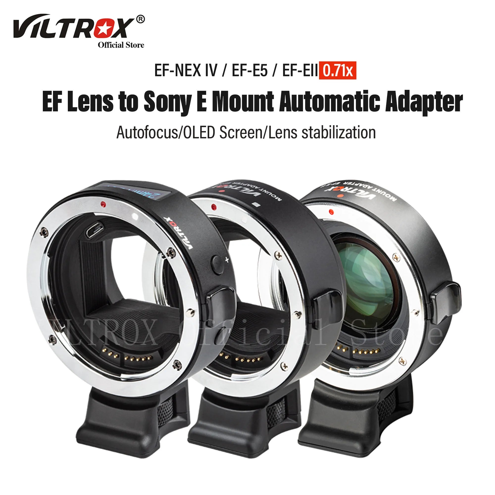 Viltrox EF-E5 Sony E Lens Adapter Auto Focus Full Frame Speed B