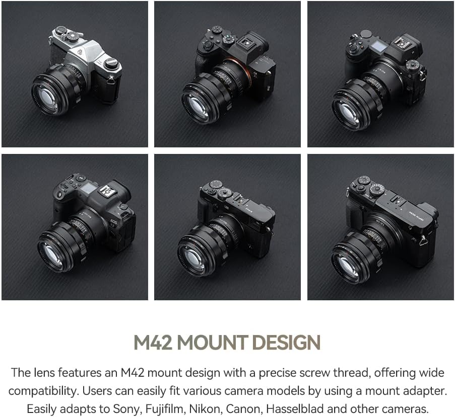 TTArtisan 75mm F1.5 M42マウント TTArtisan 75mm F1.5 Swirly Bokeh