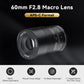 7artisans 60mm F2.8 APS-C Manual Macro Prime Lens For Canon EF-M M50 M10 Sony E ZVE10 Fuji FX X-A1/ X-T1 XT30