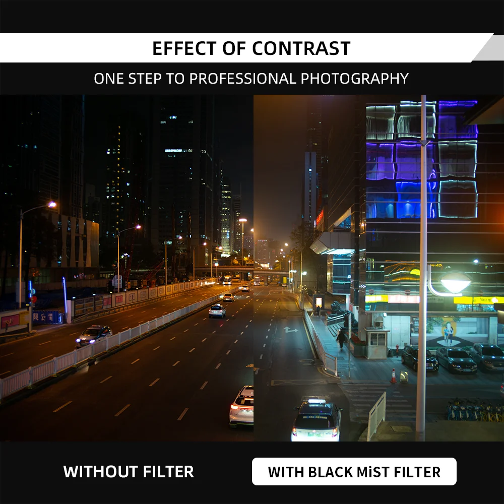 Efecto Cinematográfico Black Mist Filter Dream De 7artisans Color Black Mist 12 72mm Efecto Cinematográfico Black Mist Filter Dream De 7artisans Color Black Mist 12 72mm