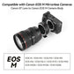 7artisans EF-EOS M Lens Adapter Electronic Auto-Focus EF to M Mount Adapter for Canon EF/EF-S Lens to Canon EOS-M M2 M3 M5 M6