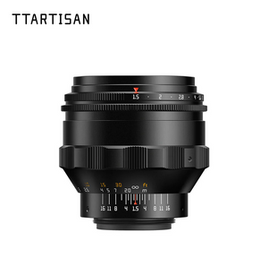 TTartisan 75mm F1.5 Full Frame Swirly Bokeh Lens, Compatible with M42 Mount Cameras