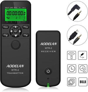 AODELAN Camera Timer Wireless Shutter Release Remote Control for Sony A7RV A9III A7IV A7 6300 A6000 RX100V HX90V HX99 ZV-1 FX30