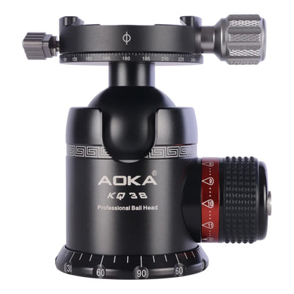 AOKA KQ38 360 Degree Panoramic Tripod Ball Head Ballhead for Camera with Quick Release Plate