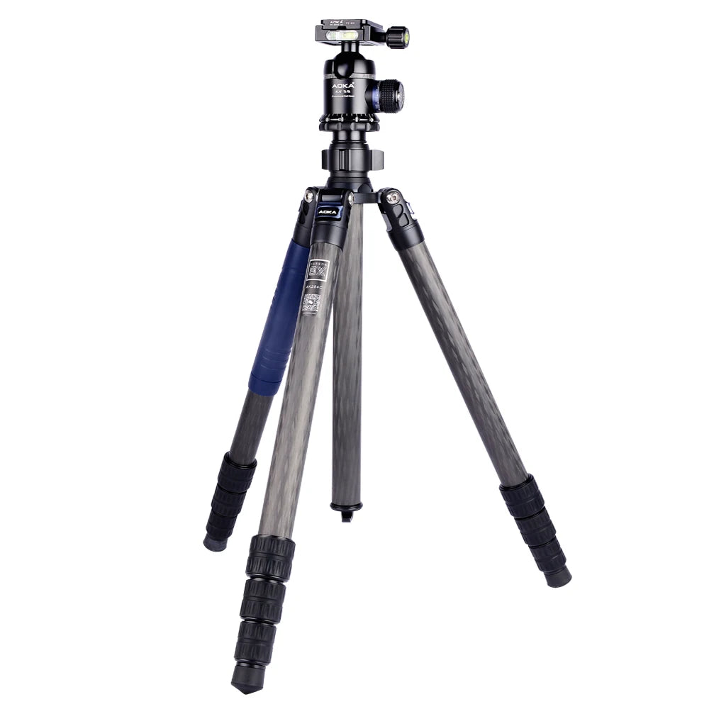 AOKA  AK284C Loading 16kgs professional Video Digital Travel Carbon Fiber Stand Tripod for Camera with KK38 Ball Head