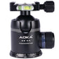 AOKA  AK324C Loading 22kg Height 1680mm Professional Travel Video Digital Carbon Fiber Tripod Camera tTipod with KK44 Ball Head