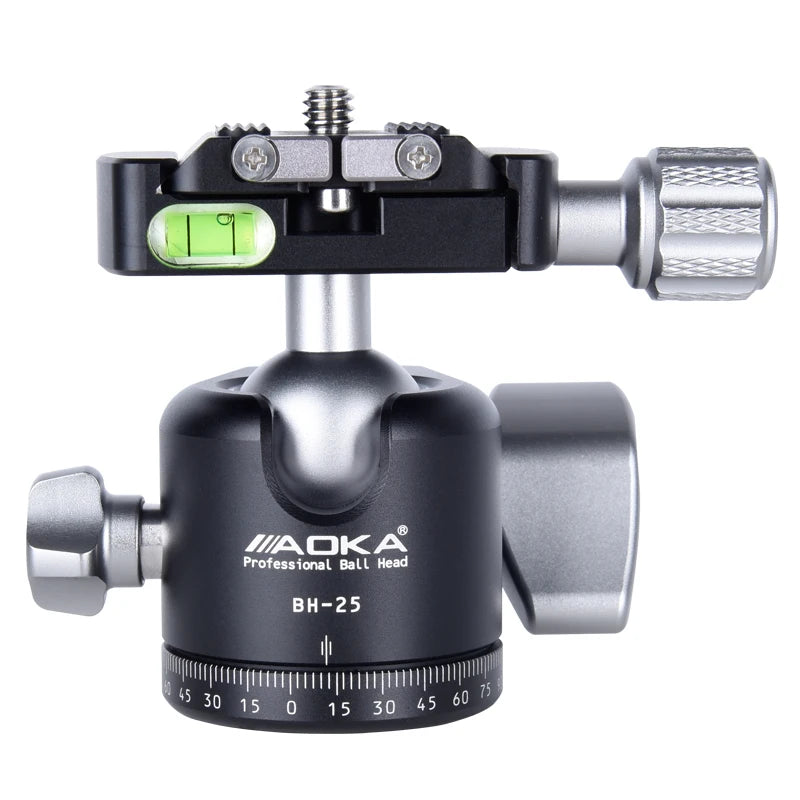 AOKA BH25 Low Gravity High Quality Aluminium Tripod Ball Head