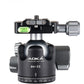 AOKA BH33 Professional Loading 18kgs Low Gravity Panoramic Camera Tripod Ball Head