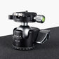 AOKA BH40R Loading 22kgs Double Panoramic Professional Low Graivty Ball Head for Camera Tripod