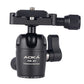 AOKA CMP163C 496g Max Loading 3kgs Mini Tripod Carbon Fiber Lightweight for Camera Phone