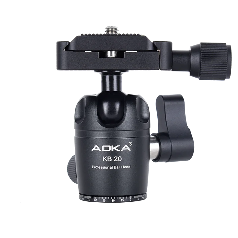 AOKA KB20 Mini 360 Degree Panoramic Ball Head for Camera Tripod