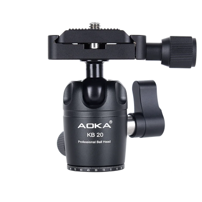 AOKA KB20 Mini 360 Degree Panoramic Ball Head for Camera Tripod