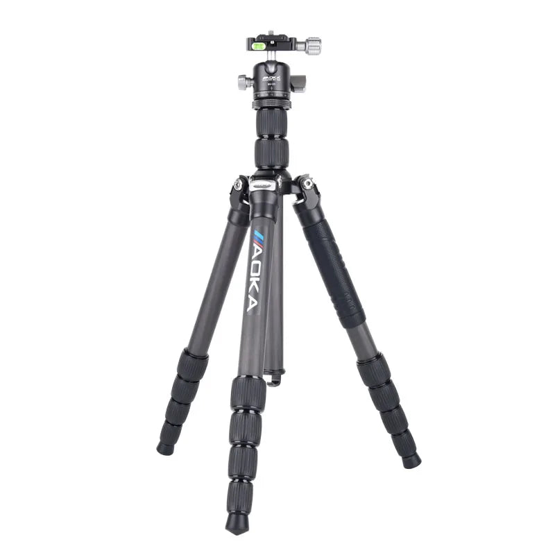 AOKA KE255C+BH25 Lightweight Professional Compact Carbon Fiber Camera Tripod for Travelling