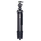 AOKA KG284C+BH40 Low Gravity Ballhead Max Loading 18kgs  Professional Travel Carbon Fiber Compact Lightweight Tripod