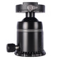 AOKA KQ44 Max Loading 30kgs Professional DSLR Camera Tripod Ball Head with Quick Release Plate