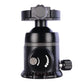 AOKA KQ44 Max Loading 30kgs Professional DSLR Camera Tripod Ball Head with Quick Release Plate