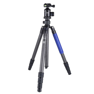 AOKA KU284C+KK38 Compact Lightweight Carbon Fiber Camera Professional Outdoor Travel Tripod