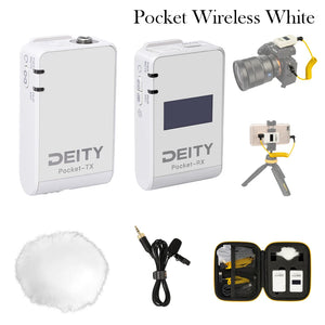 Aputure Deity Pocket Wireless Microphone 2.4Ghz 25mw Lavalier Transmitter for Vlog Video DSLR Smartphone Interview Recording