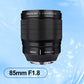 AstrHori 85mm F1.8 AF Full Frame Auto Focus Mid-telephoto Portrait Lens for Nikon Z Mount Camera