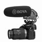 BOYA BY-BM3032 Supercardioid On-camera Shotgun Professional Mic for Video Production Vlogging Youtubers and Sound Recordists