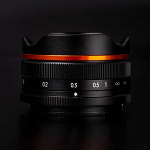 Brightin Star 10mm F5.6 Fisheye Wide Angle APS-C Mirrorless Lens for Sony ZV-E10 A6400 Canon EF-M Nikon Z Fujifilm X
