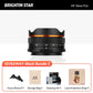 Brightin Star 10mm F5.6 Fisheye Wide Angle APS-C Mirrorless Camera Lens for Sony ZV-E10 A6400 Canon EF-M Nikon Z Fujifilm 10 5.6