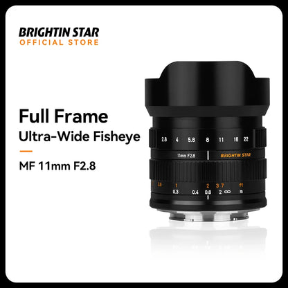 Brightin Star - 11mm F2.8 Full Frame Wide-Angle Starry Sky Fisheye Lens