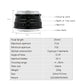 Brightin Star 25mm F1.8 Wide Angle APS-C Manual Focus Prime Mirrorl For Sony E Canon RF Canon EF-M Fuji X Nikon Z M4/3 Mount