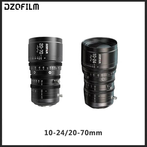 DZOFilm Linglung DZO 10-24mm 20-70mm T2.9 MFT Parfocal Cine Lens for Micro Four Thirds Camera Lens Maintains Focus