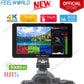 FEELWORLD LUT5 5.5 Inch Ultra High Bright 3000nit 4K HDMI Input Output Touch Screen DSLR Camera Field Monitor With Instal Kit