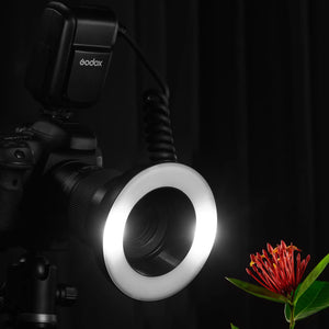 Godox MF-R76 RING76 5000K Macro LED Ring Light Speedlite Flash Light for Sony Canon Nikon Camera 5D 6D 7D 60D 70D 80D D850 A7MIV