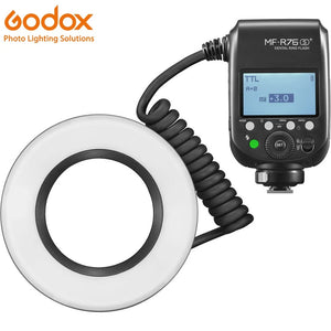 Godox MF-R76S+ Dental Macro Ring Flash for Sony|Equipped with 2.4 GHz wireless transmission