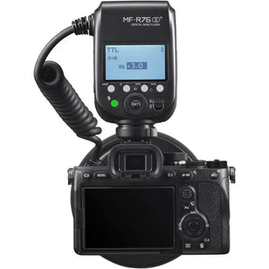 Godox MF-R76S+ Dental Macro Ring Flash for Sony|Equipped with 2.4 GHz wireless transmission