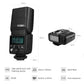 Godox TTL HSS 1/8000s TT350C TT350N TT350S TT350F TT350O Speedlight Flash with X1T Transmitter for Canon Nikon Sony Fuji Olympus