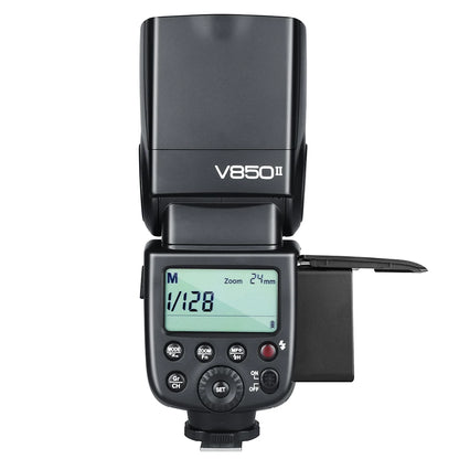 Godox V850II GN60 Li-ion Battery 2.4G Wirless X System Speedlite Flash +Xpro-C/N/S/F/O Trigger for Canon Nikon Sony Fuji Olympus