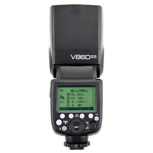 Godox V860II-S V860II-C 860II-N V860II-F V860II-O GN60 TTL HSS Li-ion Battery Speedlite Flash for Sony Nikon Canon Olympus Fuji