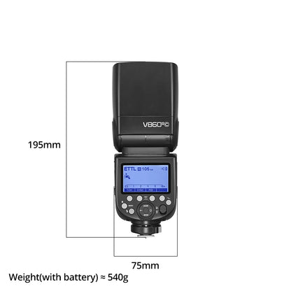 Godox V860III V860III-C V860III-N V860III-S Speedlite Camera Flash TTL HSS Flash for Canon Sony Nikon Fuji Olympus Pentax Camera