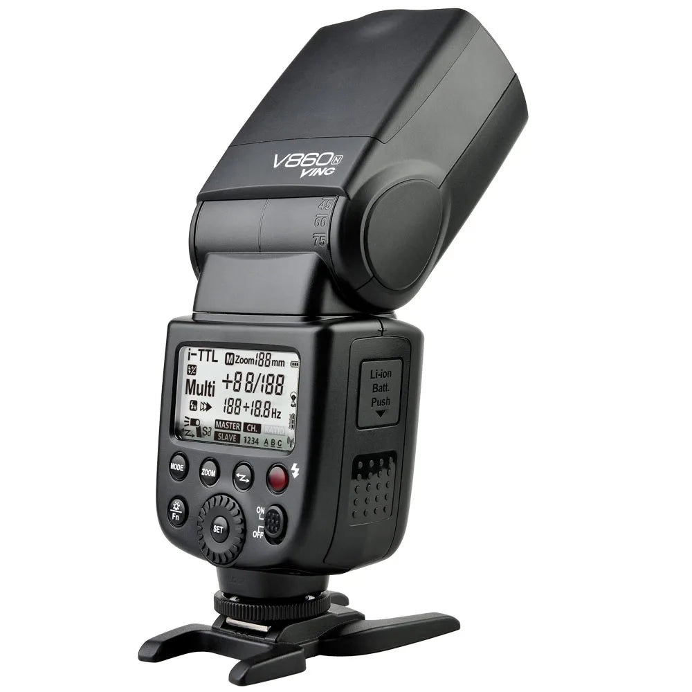 Godox Ving V860C/N HSS Speedlight TTL Li-ion Camera DSLR Flash Light for Canon Nikon