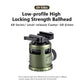 SUNWAYFOTO EB-52EG OD Green-Low Gravity Center High Locking Strength Ball Head for Tripod and DSLR Camera