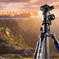 AOKA KU285C+KK38 Carbon Fiber Compact Travel Outdoor Low Gravity Tripod for Camera