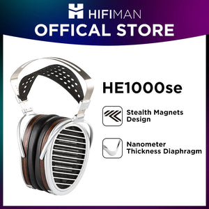 HIFIMAN HE1000se Full-Size Over-Ear Open-Back Planar Magnetic Audiophile Headphone with Stealth Magnets for Home&Studio