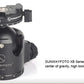 SUNWAYFOTO XB-44DDHI Low-Profile Tripod Head for DSLR Camera Tripode Ballhead