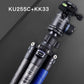 AOKA KU255C+KK33 Professional Low Gravity Carbon Fiber Outdoor Travel Tripod for Camera