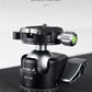 AOKA BH40R Loading 22kgs Double Panoramic Professional Low Graivty Ball Head for Camera Tripod