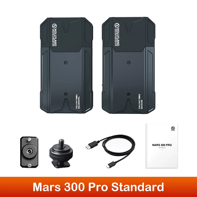 Hollyland Mars 300 Pro Wireless Video Transmission 0.1s Latency 300ft Range HDMI Loopout for Videographer Filmmaker Photography