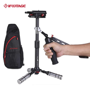 IFOOTAGE Aluminum Handheld Camera Stabilizer 20 inches Video Steadycam Stabilizer